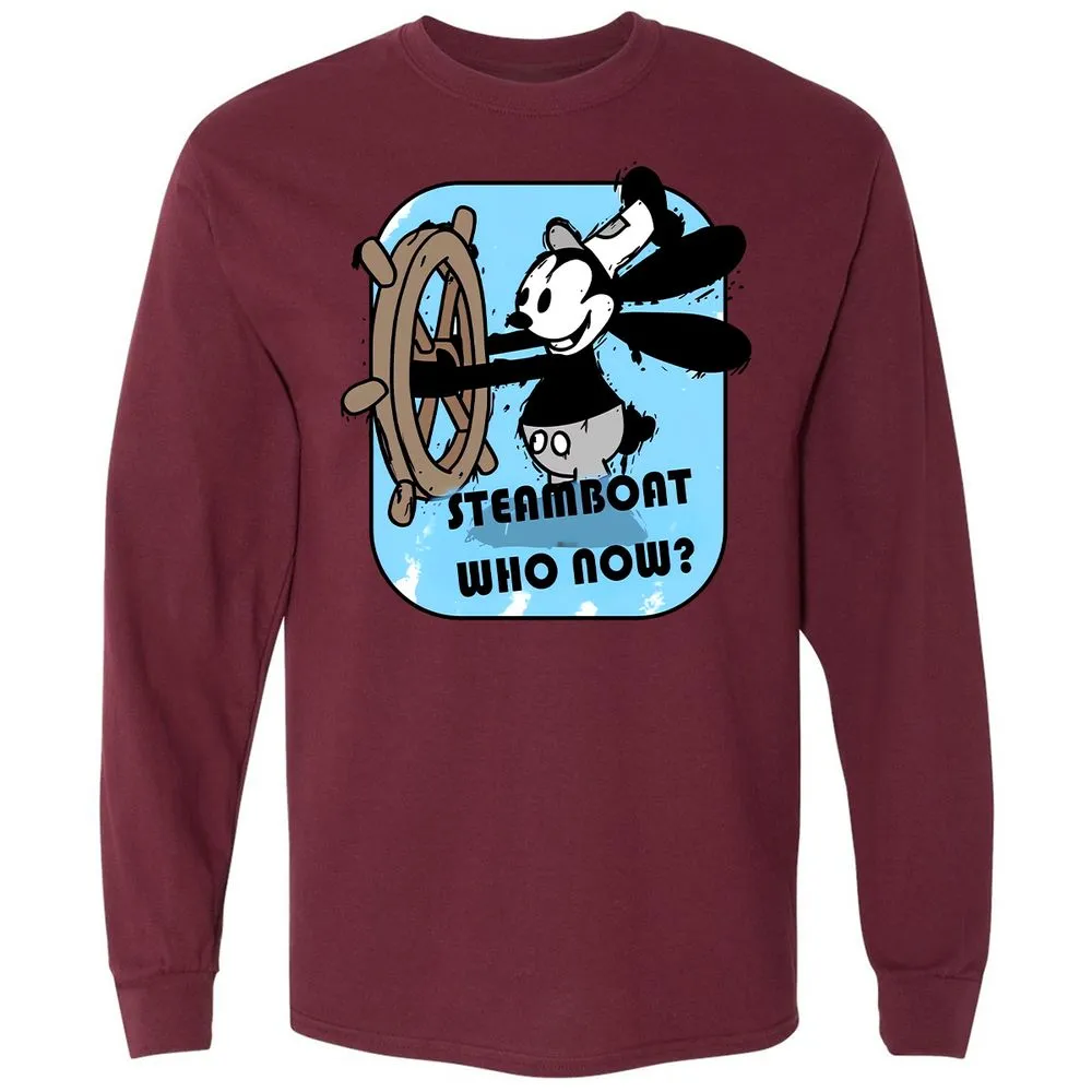 Long Sleeve T-Shirt - HDWKAMFA - Maroon - 11