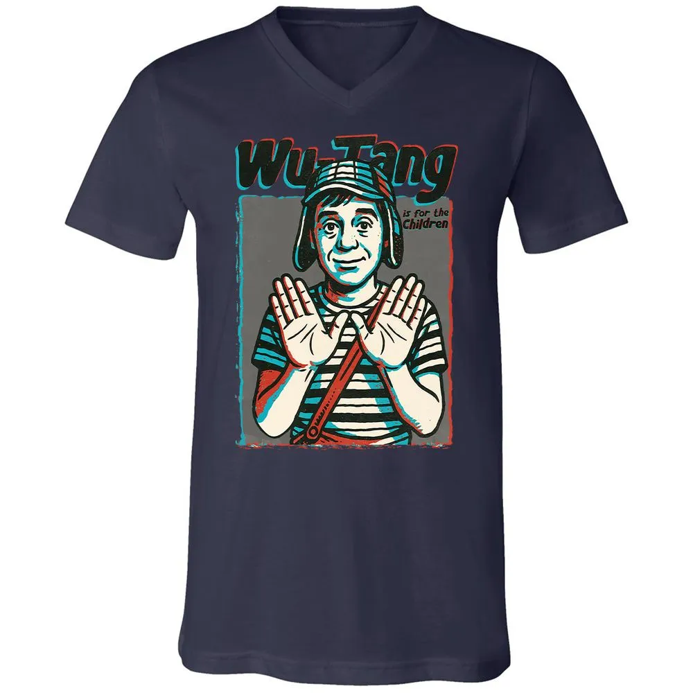 Unisex V-Neck T-Shirt - RCRFVV29 - Navy - 9