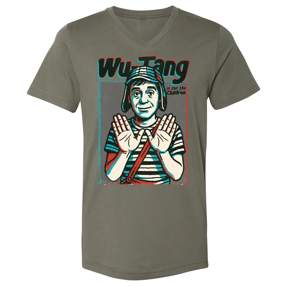 Unisex V-Neck T-Shirt - RCRFVV29 - Military Green - 10
