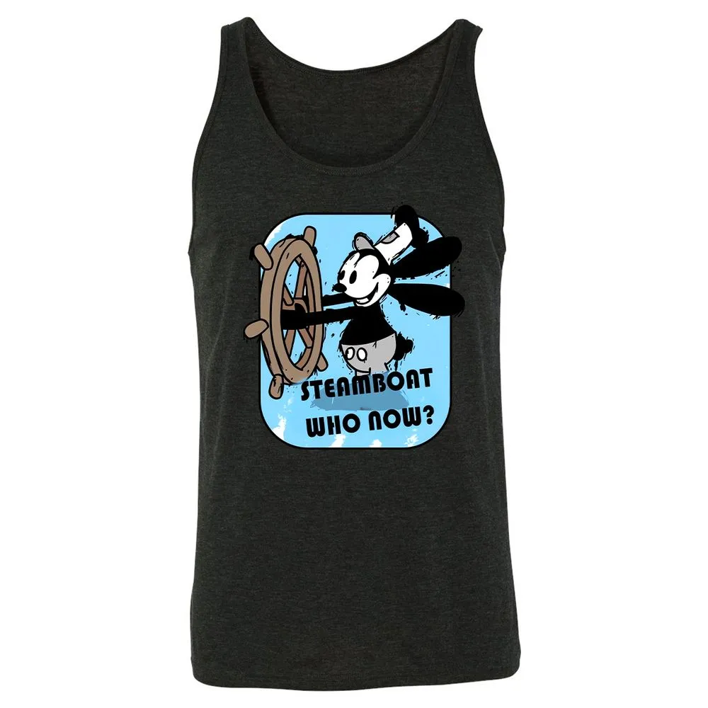 Unisex Jersey Tank - W8U6RN32 - Charcoal Black Triblend - 5