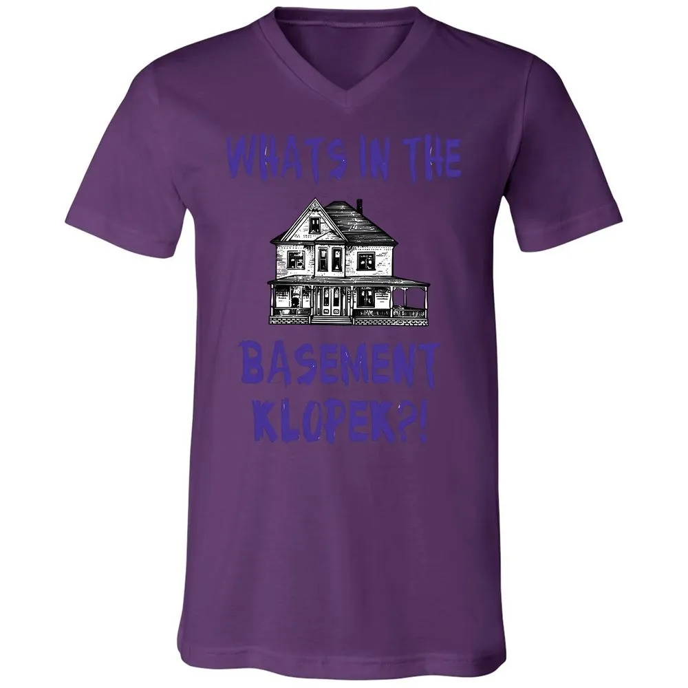Unisex V-Neck T-Shirt - Y2TJ7UKW - Team Purple - 2
