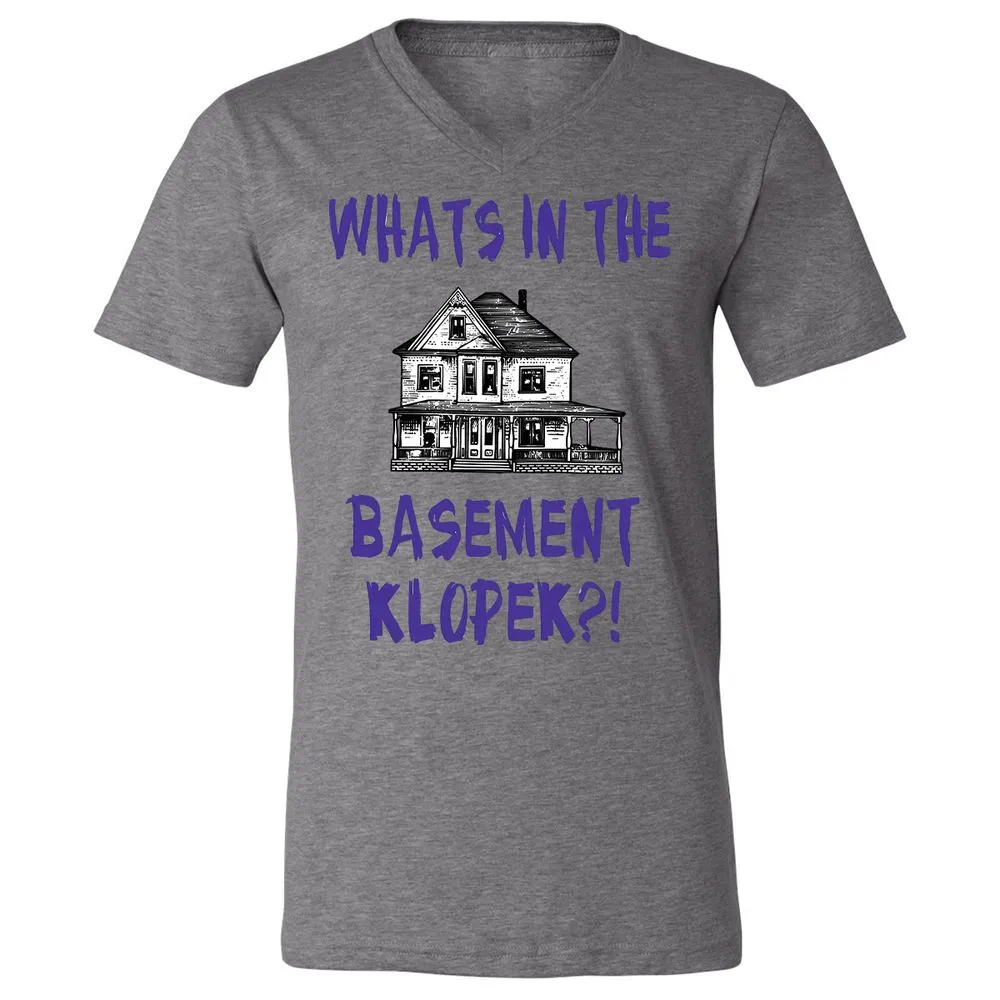 Unisex V-Neck T-Shirt - Y2TJ7UKW - Deep Heather - 13
