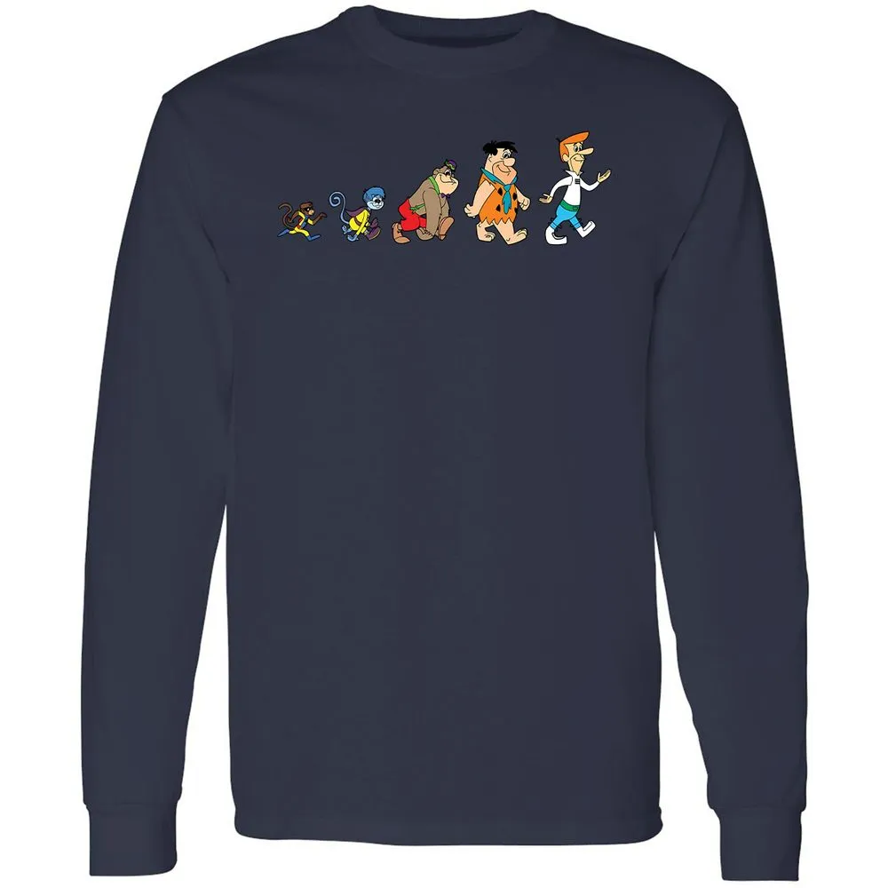 Long Sleeve T-Shirt - Q2VZJLJU - Navy - 12