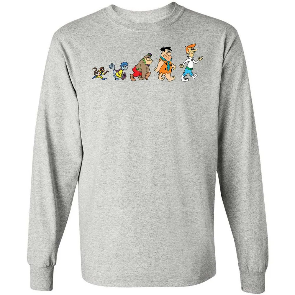 Long Sleeve T-Shirt - Q2VZJLJU - Ash - 5