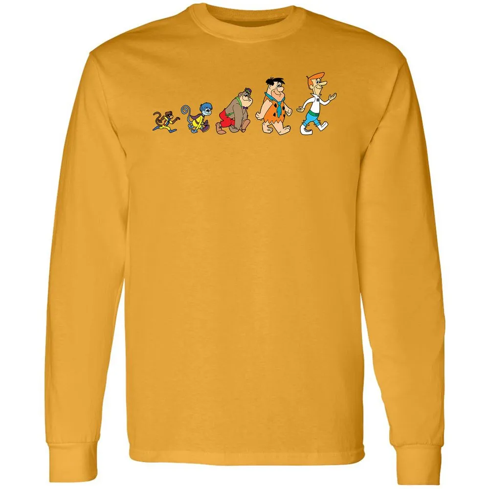 Long Sleeve T-Shirt - Q2VZJLJU - Gold - 9