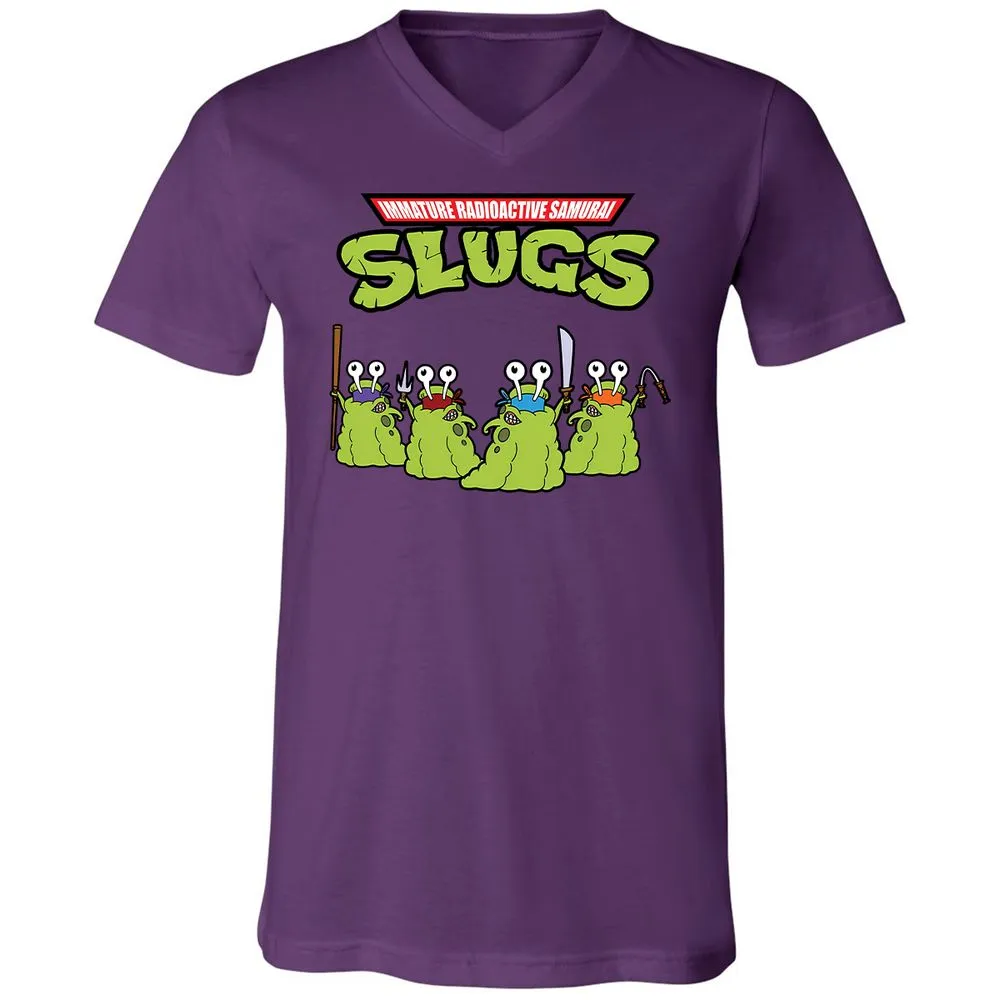 Unisex V-Neck T-Shirt - PMXRLDPE - Team Purple - 2