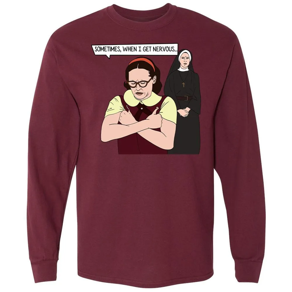 Long Sleeve T-Shirt - YBTU33BS - Maroon - 11