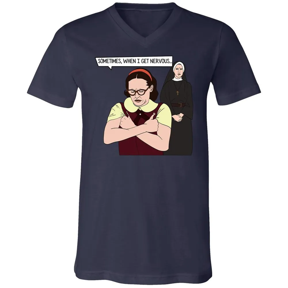 Unisex V-Neck T-Shirt - 276FPWN7 - Navy - 9