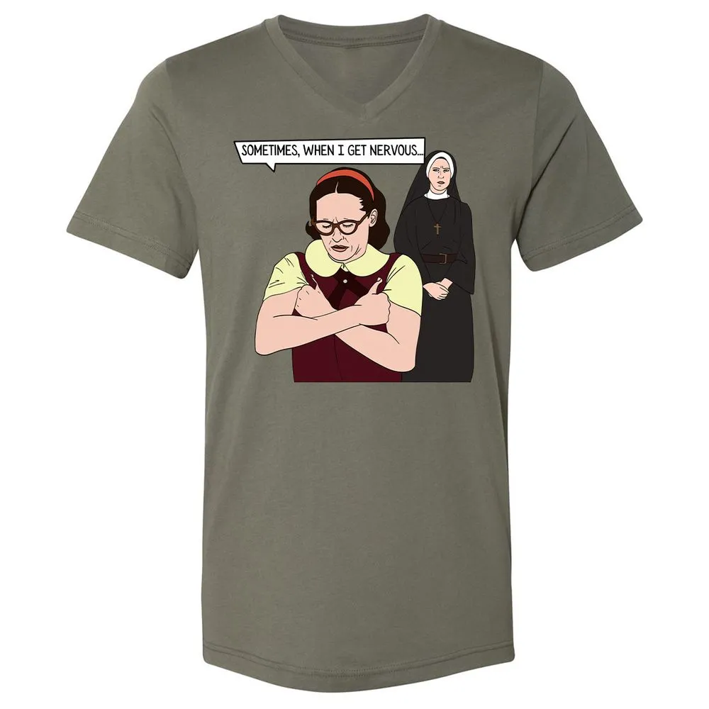 Unisex V-Neck T-Shirt - 276FPWN7 - Military Green - 10