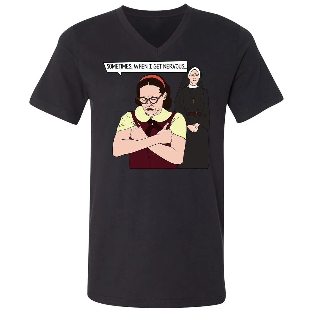 Unisex V-Neck T-Shirt - 276FPWN7 - Black - 16