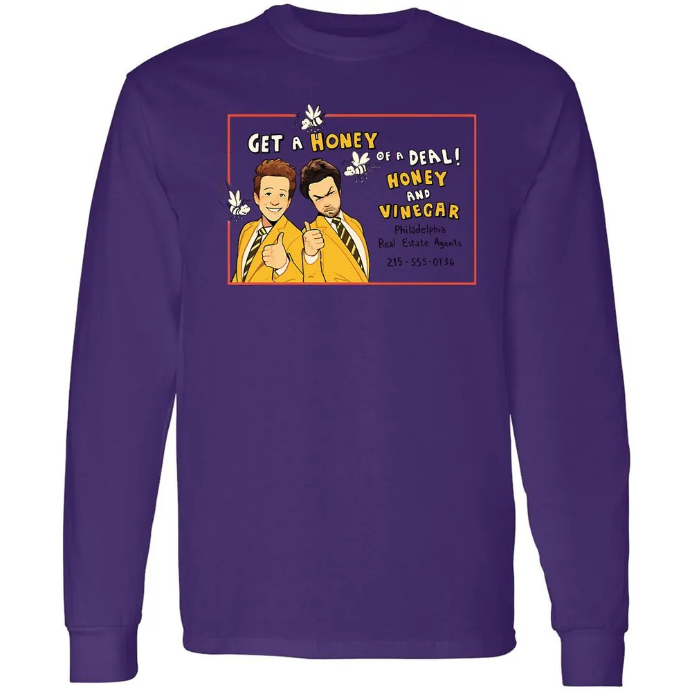 Long Sleeve T-Shirt - D6ZVC1PP - Purple - 13