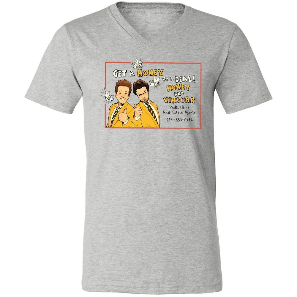 Unisex V-Neck T-Shirt - FTEGSH1H - Athletic Heather - 7