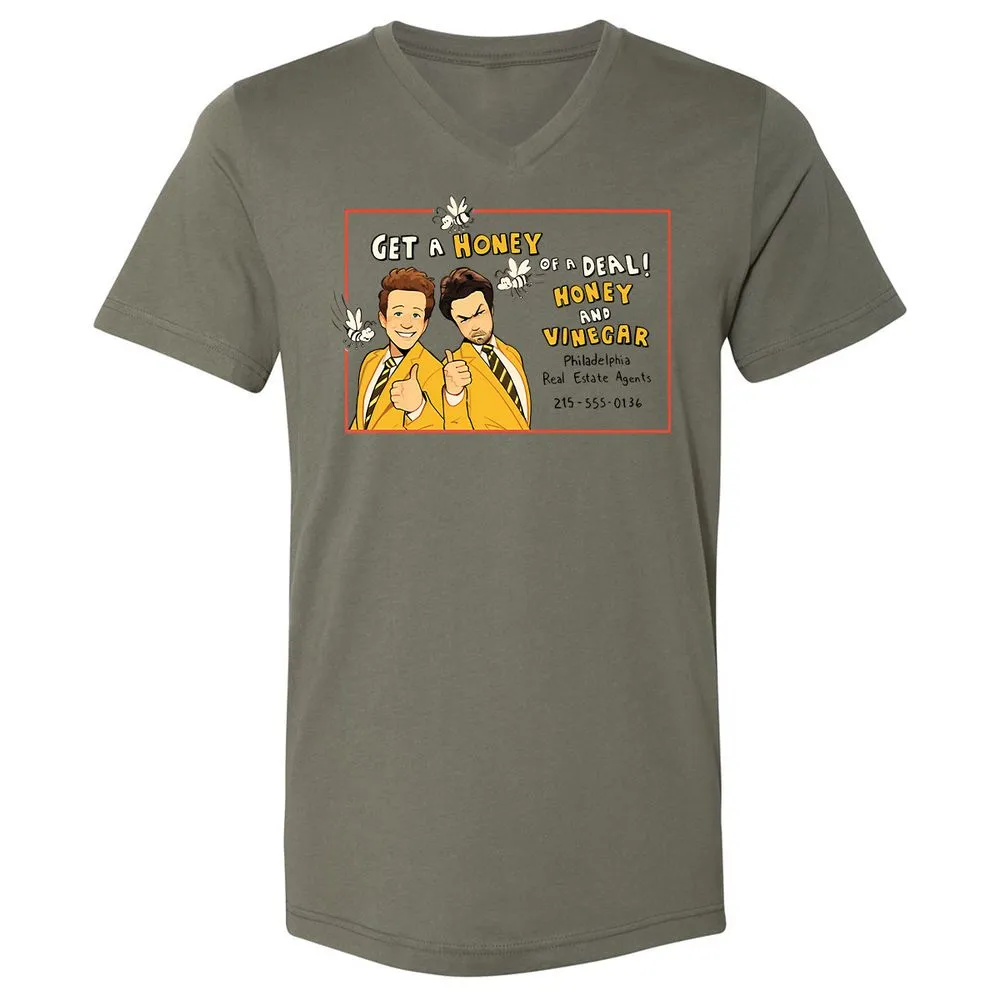 Unisex V-Neck T-Shirt - FTEGSH1H - Military Green - 10