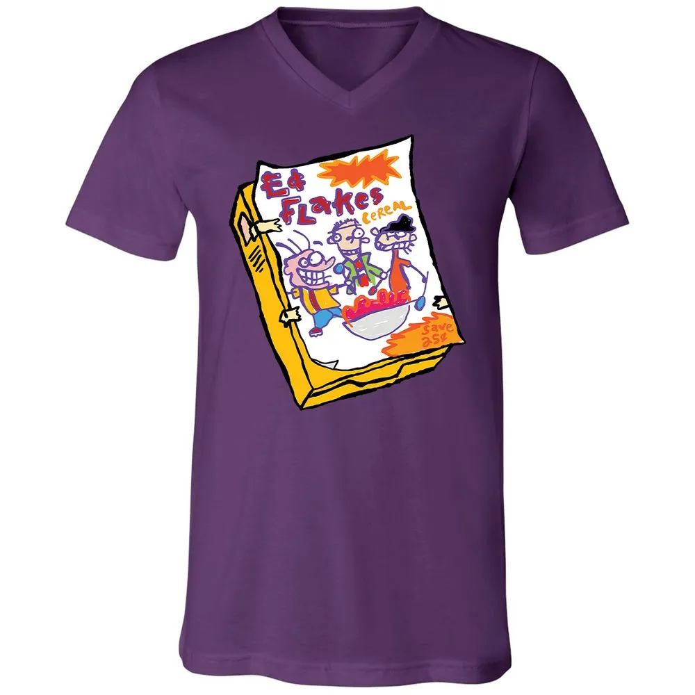 Unisex V-Neck T-Shirt - BER9F2G6 - Team Purple - 2