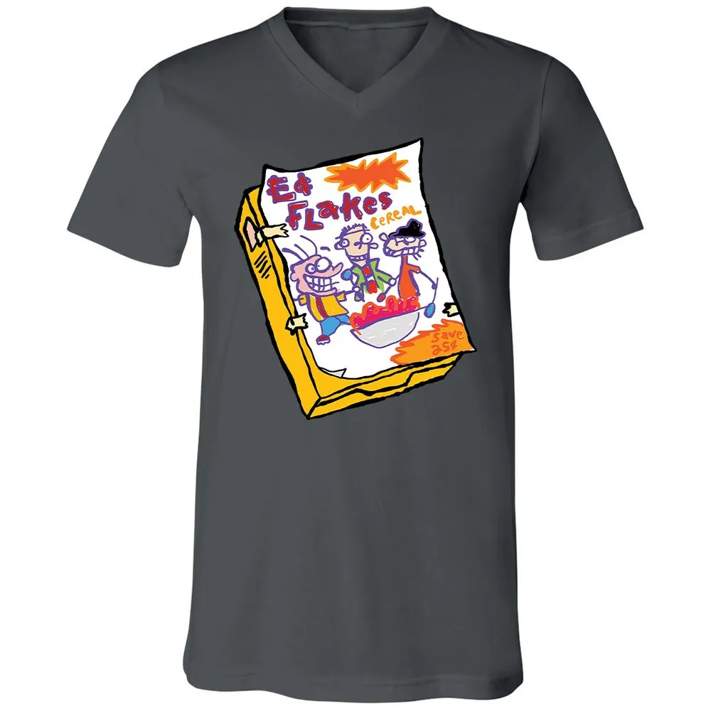 Unisex V-Neck T-Shirt - BER9F2G6 - Asphalt - 12