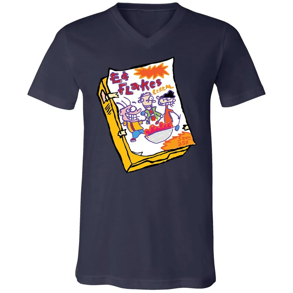 Unisex V-Neck T-Shirt - BER9F2G6 - Navy - 9