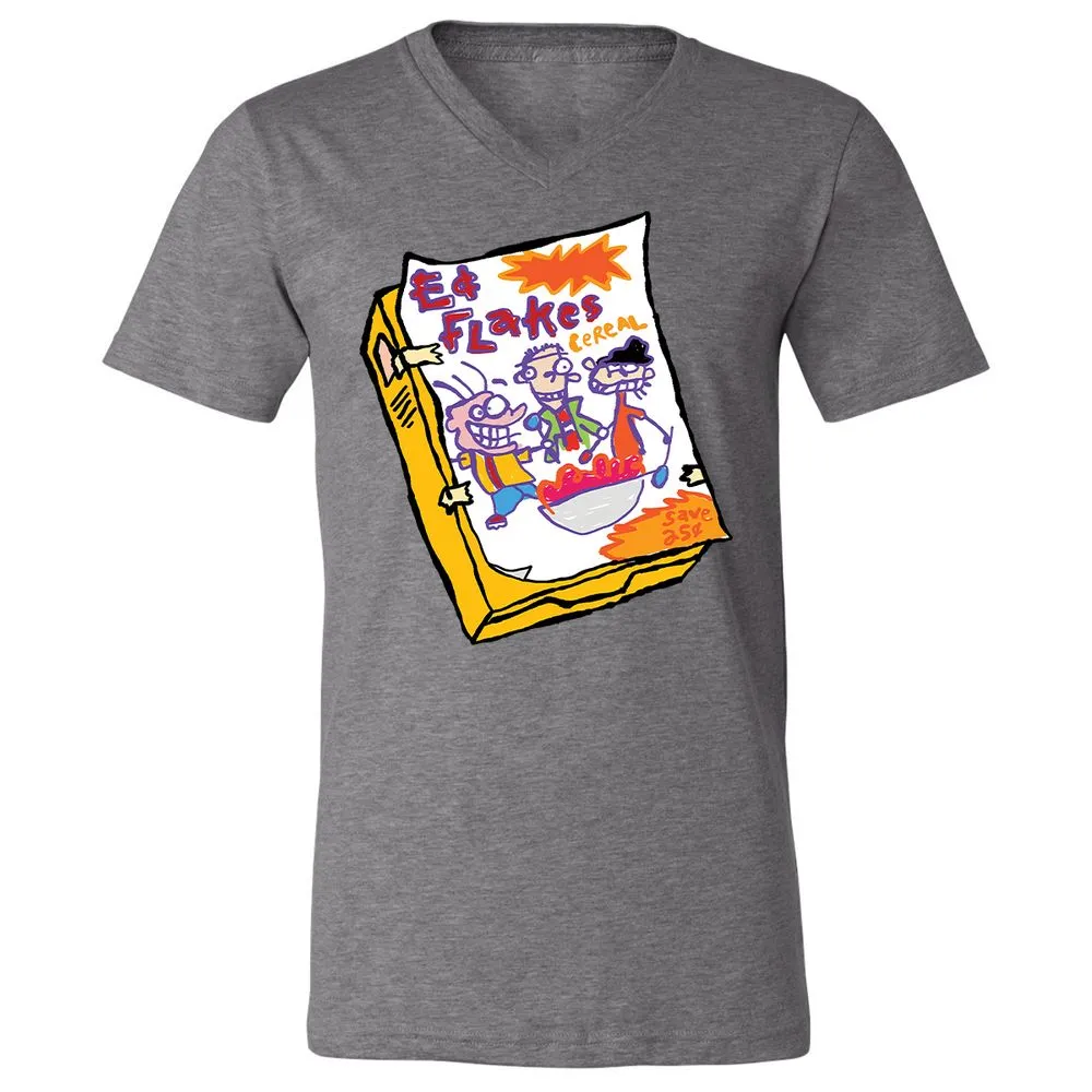 Unisex V-Neck T-Shirt - BER9F2G6 - Deep Heather - 13
