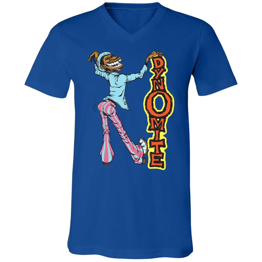 Unisex V-Neck T-Shirt - 4X4D21NY - True Royal - 4