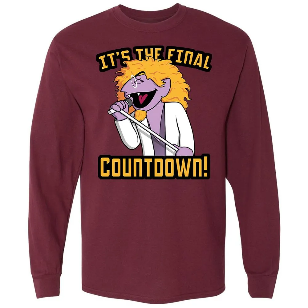 Long Sleeve T-Shirt - RVV5AKJQ - Maroon - 11