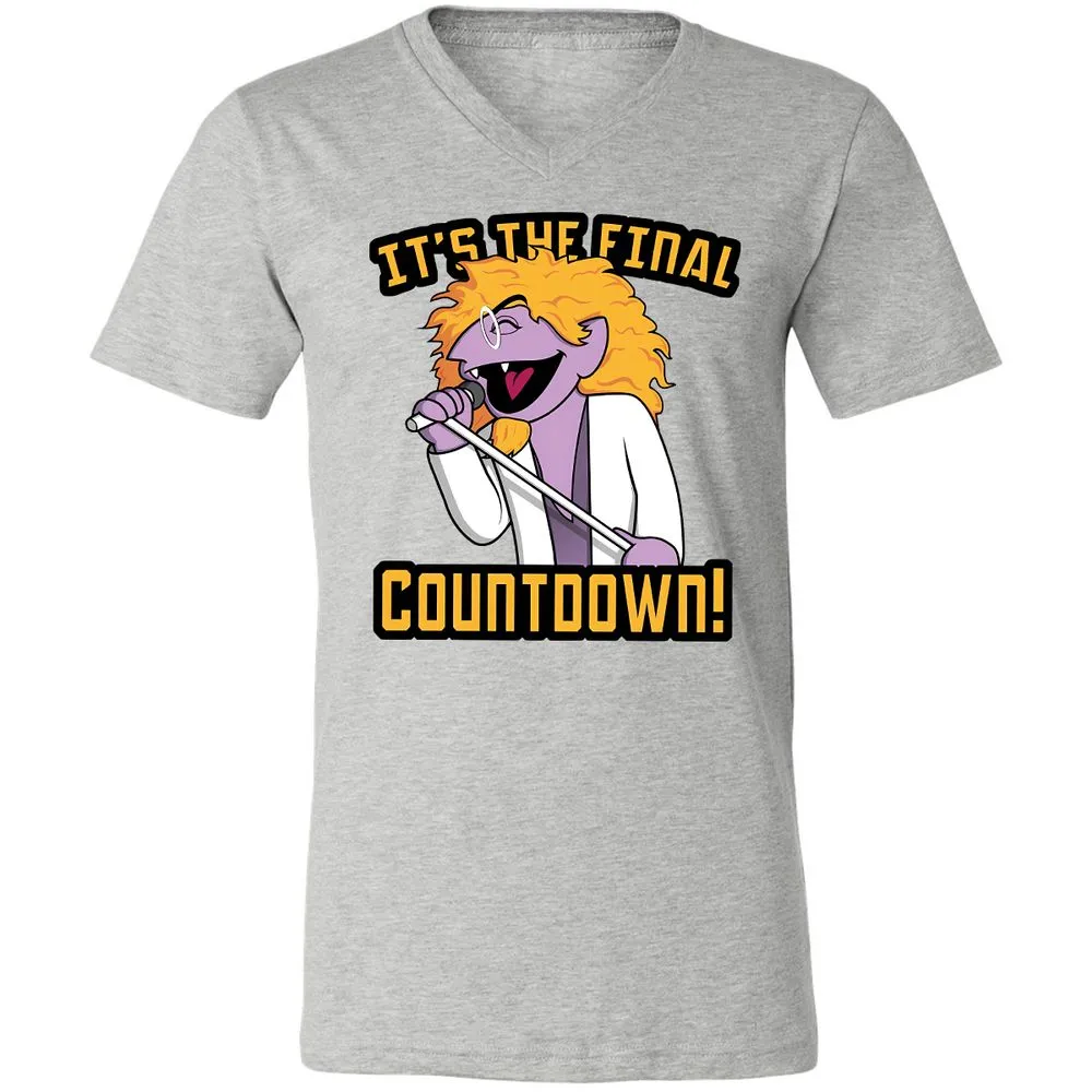 Unisex V-Neck T-Shirt - MUJE76XH - Athletic Heather - 7