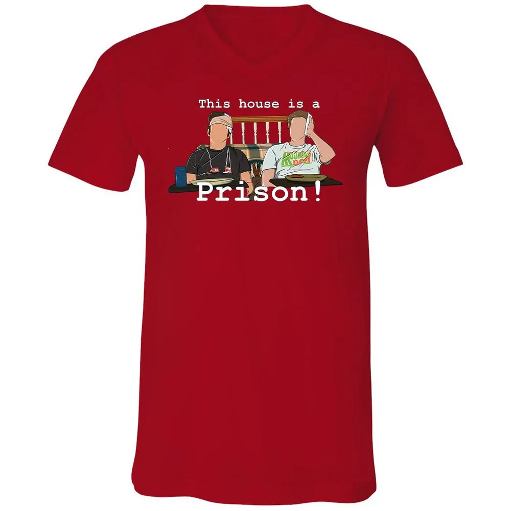 Unisex V-Neck T-Shirt - 2W476TUU - Red - 3