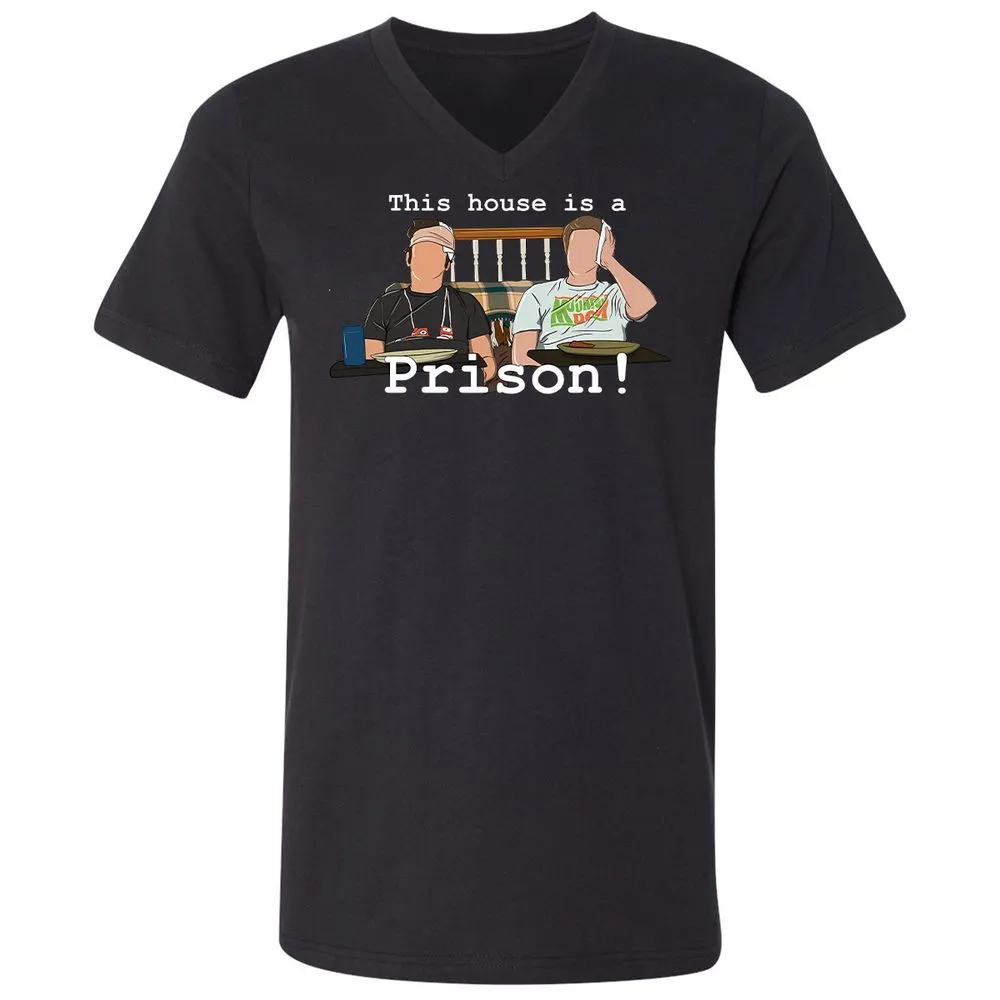 Unisex V-Neck T-Shirt - 2W476TUU - Black - 16