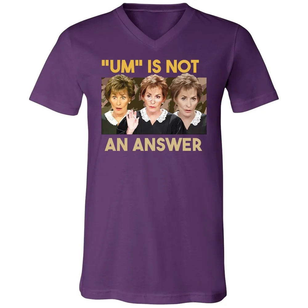 Unisex V-Neck T-Shirt - R82VV5LR - Team Purple - 2