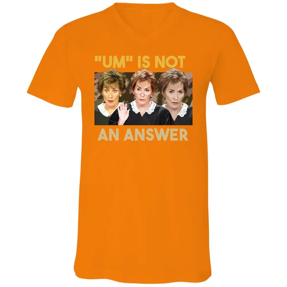 Unisex V-Neck T-Shirt - R82VV5LR - Orange - 11
