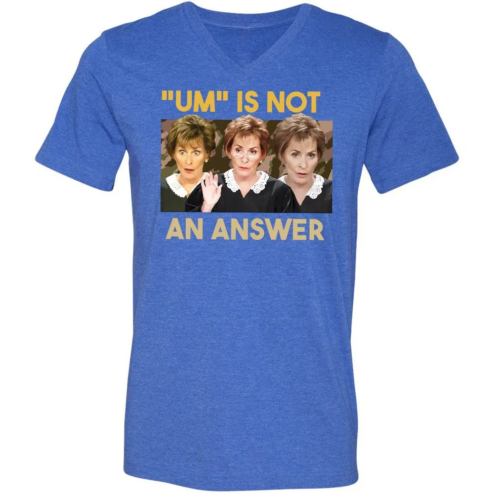 Unisex V-Neck T-Shirt - R82VV5LR - Heather True Royal - 14