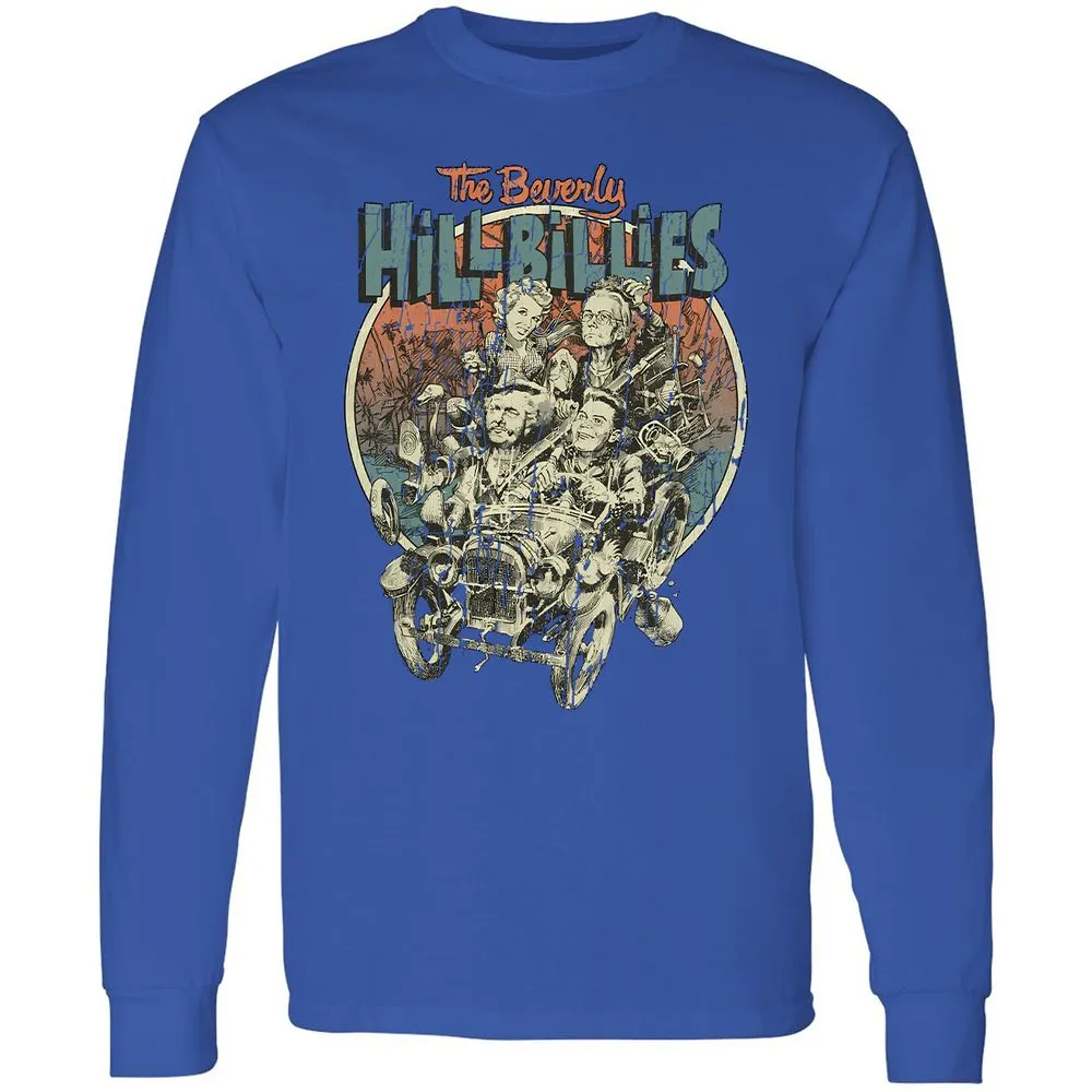 Long Sleeve T-Shirt - X5CJ8QCZ - Royal - 4