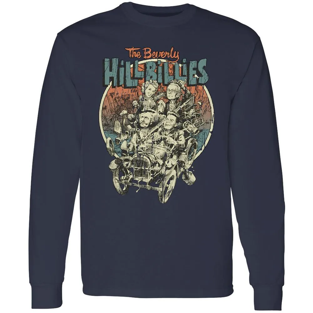 Long Sleeve T-Shirt - X5CJ8QCZ - Navy - 12