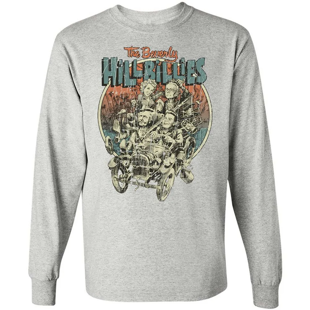 Long Sleeve T-Shirt - X5CJ8QCZ - Ash - 5