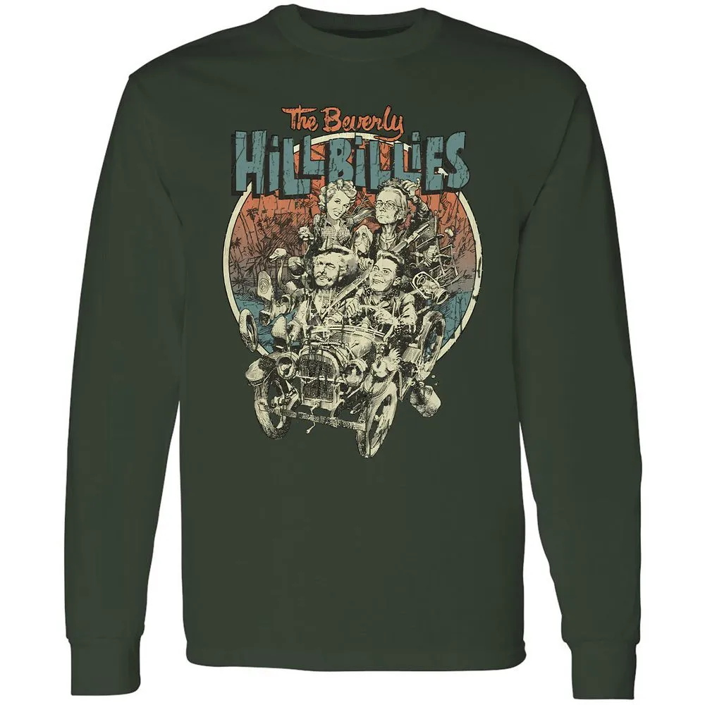 Long Sleeve T-Shirt - X5CJ8QCZ - Forest Green - 8