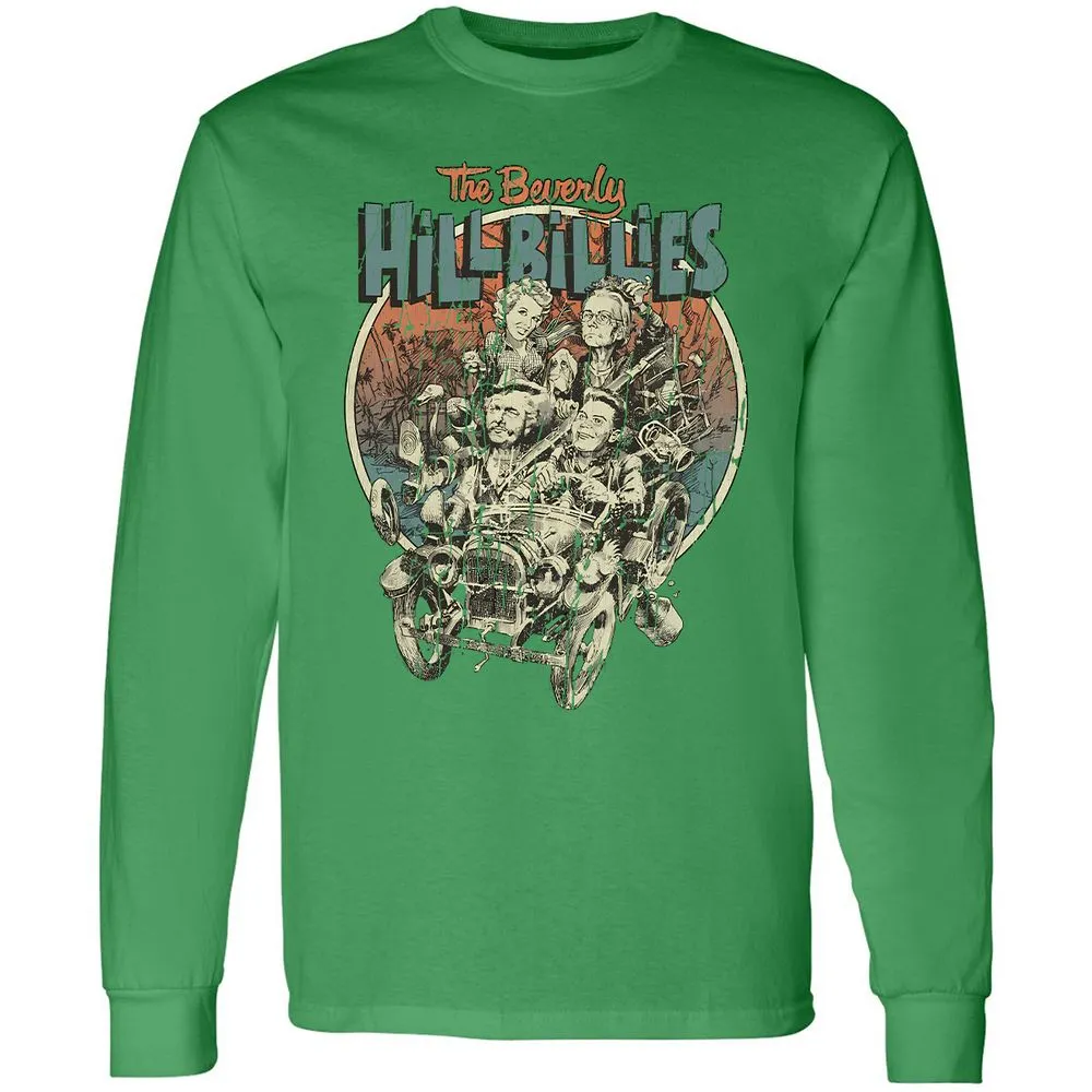 Long Sleeve T-Shirt - X5CJ8QCZ - Irish Green - 10