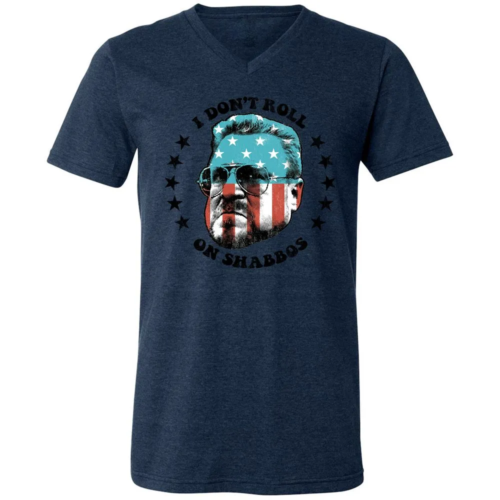 Unisex V-Neck T-Shirt - ZFX29XY1 - Heather Navy - 15