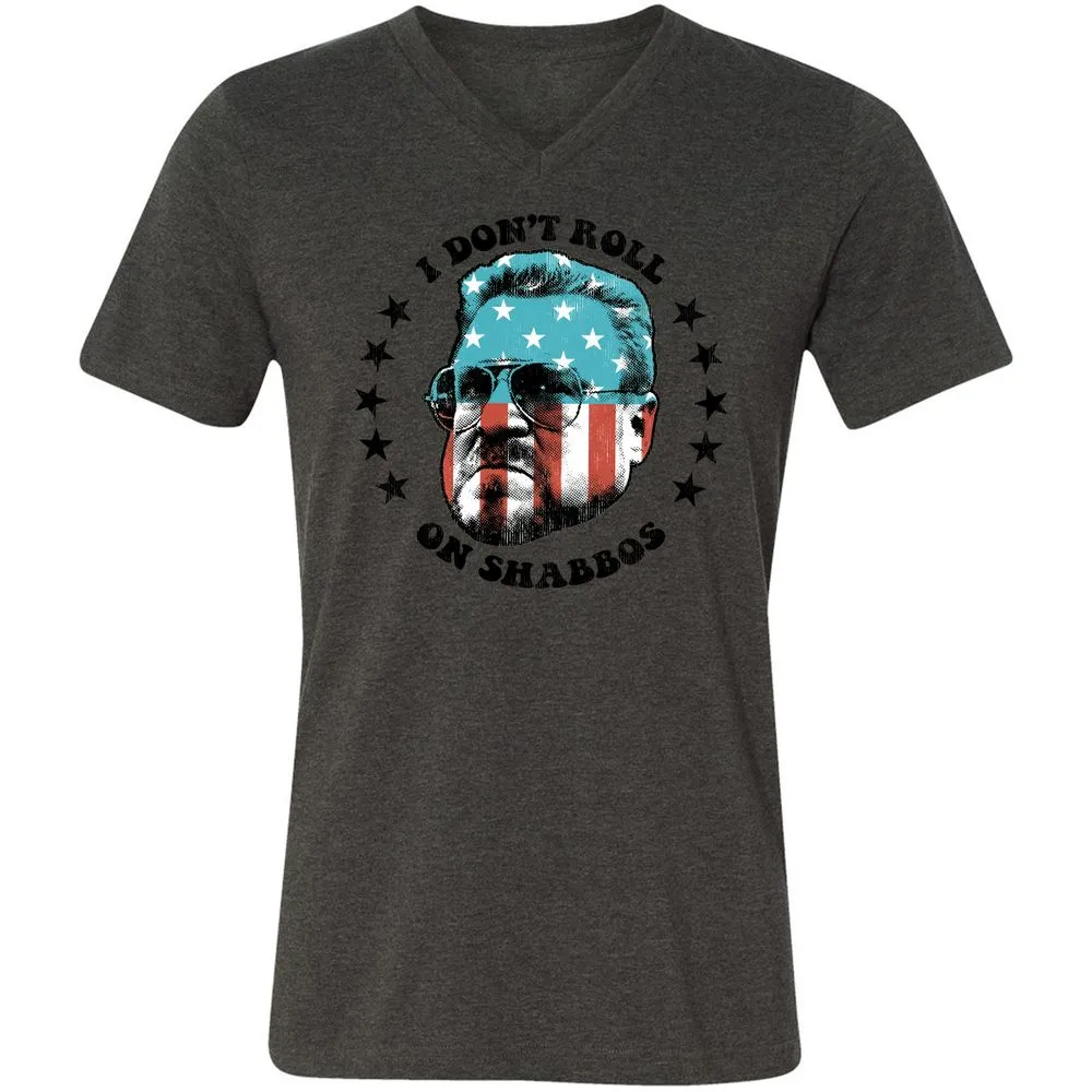 Unisex V-Neck T-Shirt - ZFX29XY1 - Dark Grey Heather - 8