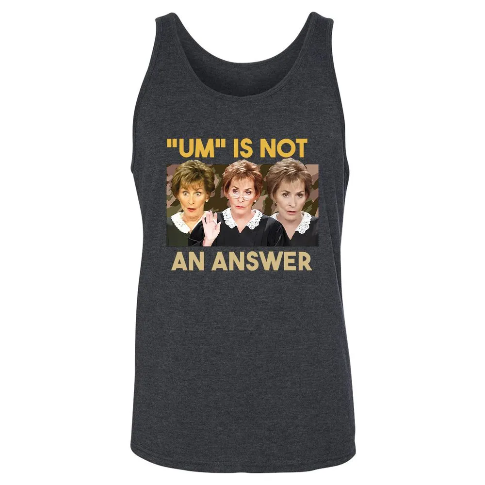 Unisex Jersey Tank - U3K9NHY8 - Dark Grey Heather - 6