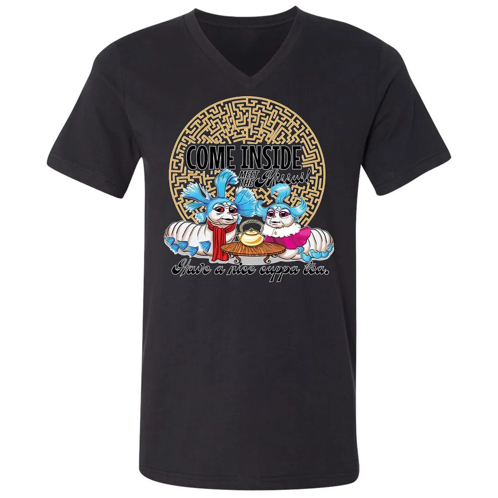 Unisex V-Neck T-Shirt - G65MEKGQ - Black - 16