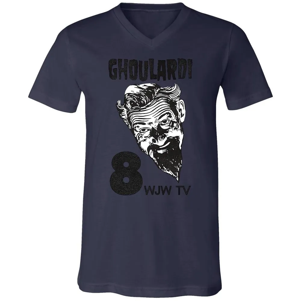 Unisex V-Neck T-Shirt - ZBNFZK6S - Navy - 9