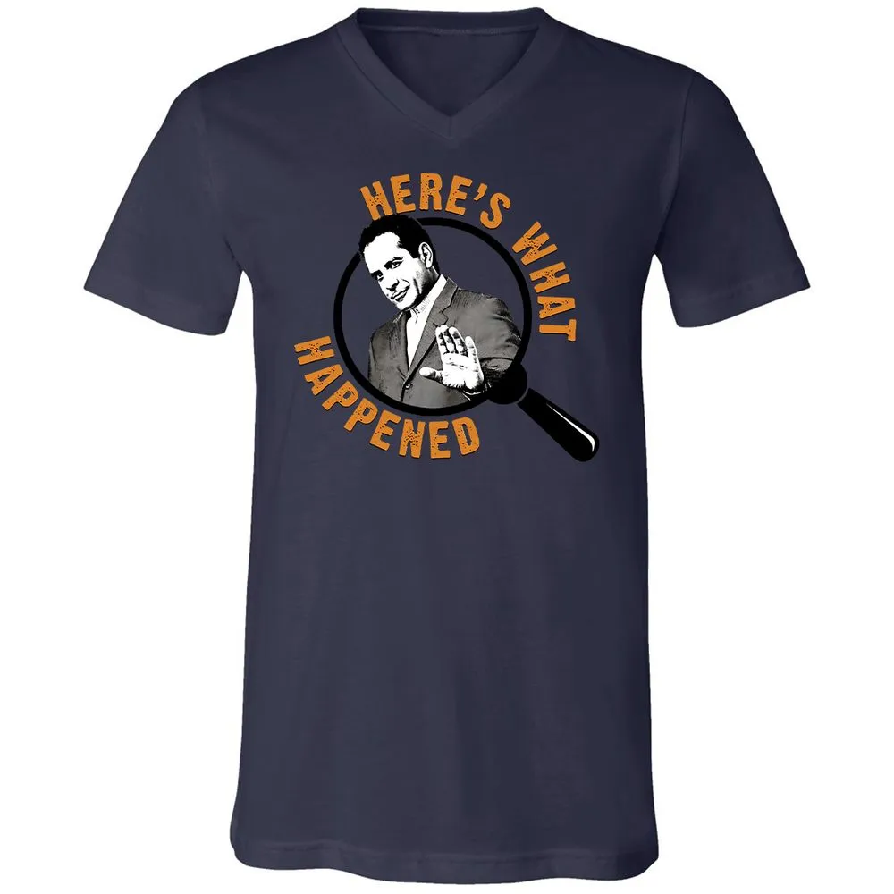 Unisex V-Neck T-Shirt - 5AR2YPMR - Navy - 9