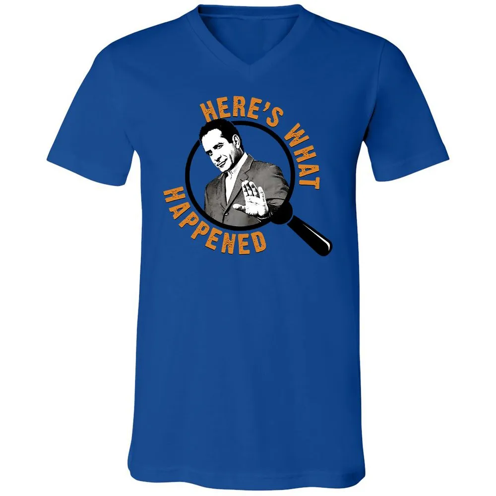 Unisex V-Neck T-Shirt - 5AR2YPMR - True Royal - 4