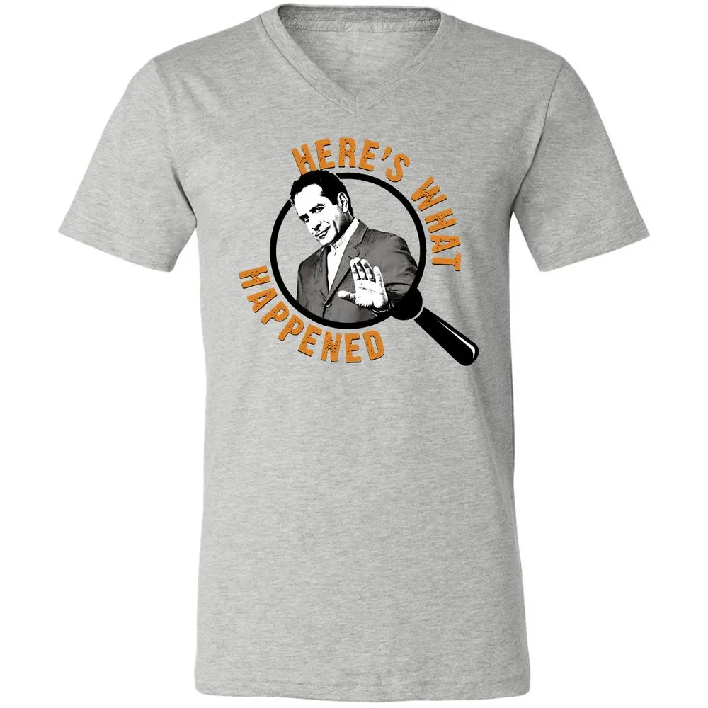 Unisex V-Neck T-Shirt - 5AR2YPMR - Athletic Heather - 7