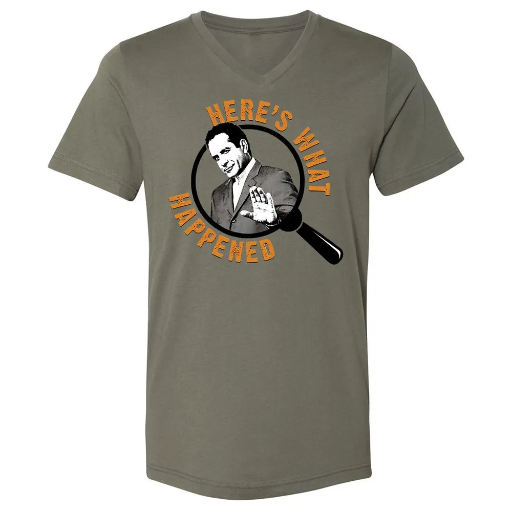 Unisex V-Neck T-Shirt - 5AR2YPMR - Military Green - 10