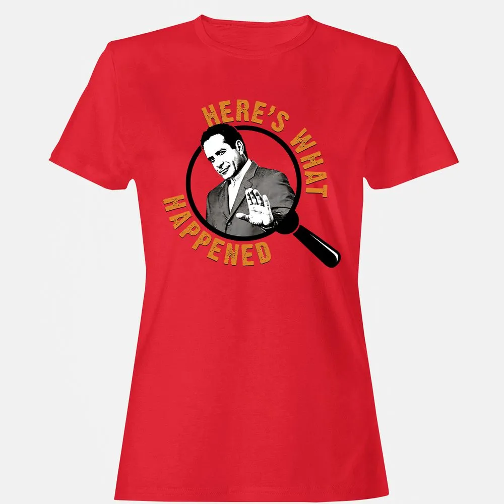 Women's T-Shirt - BNQ7UT5P - Red - 13