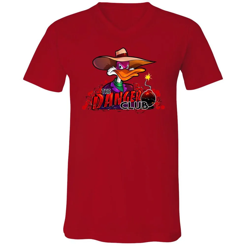 Unisex V-Neck T-Shirt - RWCKX19B - Red - 3