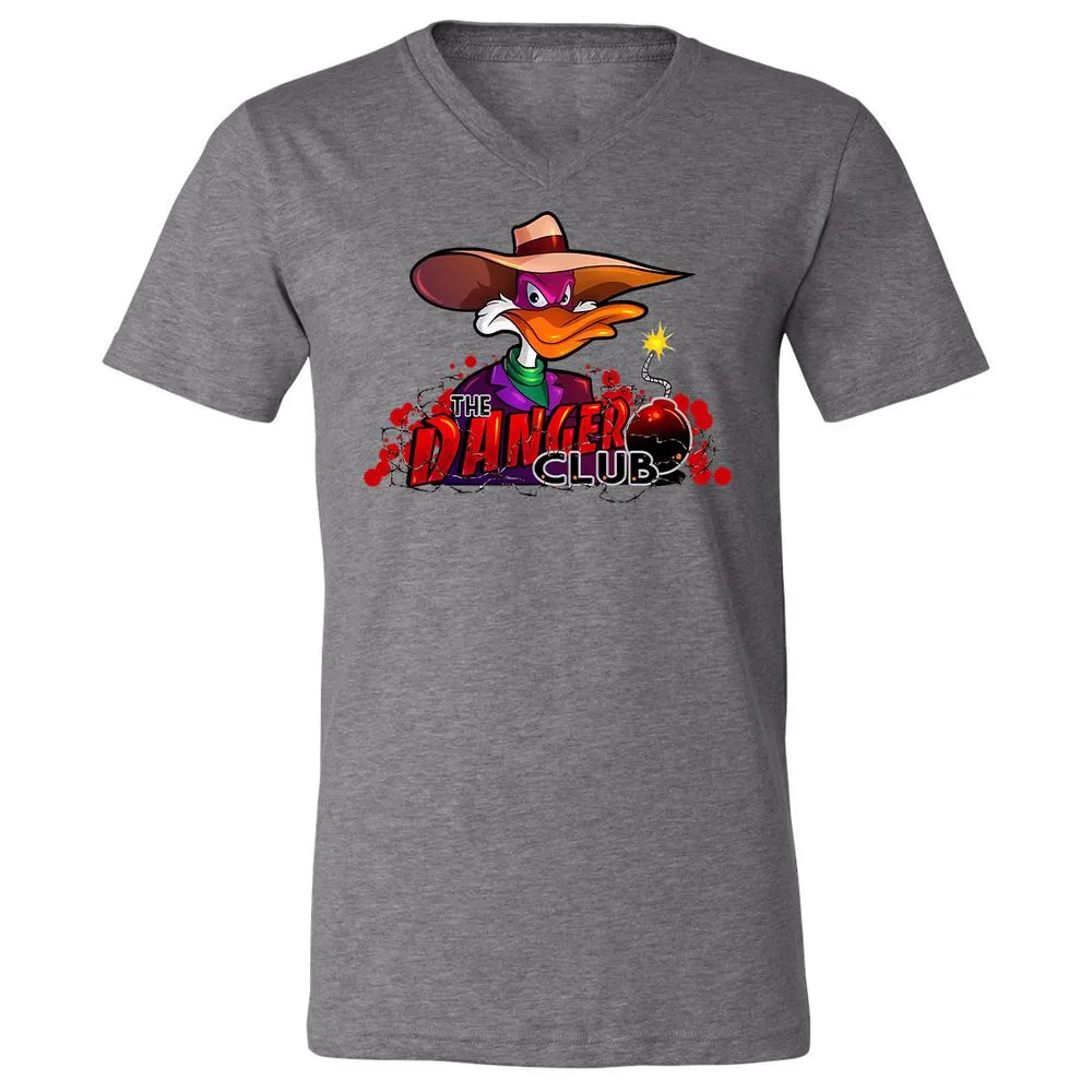 Unisex V-Neck T-Shirt - RWCKX19B - Deep Heather - 13