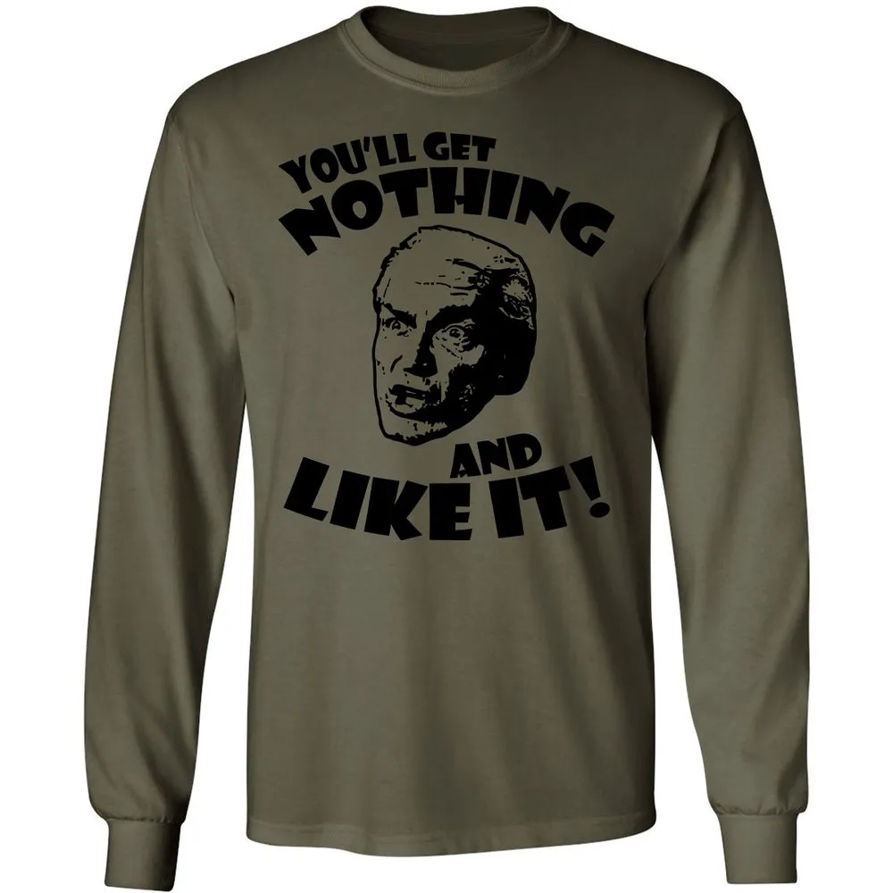 Long Sleeve T-Shirt - C49Y54PM - Military Green - 7