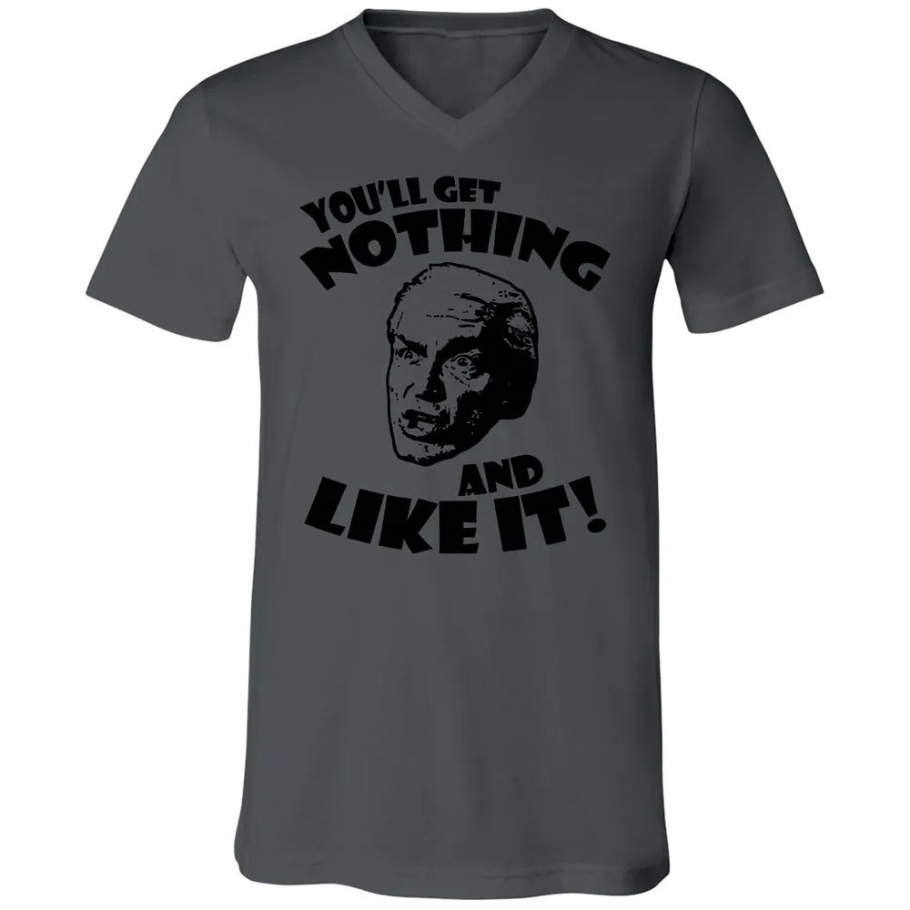 Unisex V-Neck T-Shirt - 57Z5AX6J - Asphalt - 12