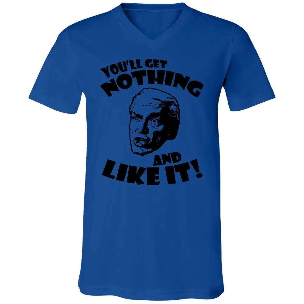 Unisex V-Neck T-Shirt - 57Z5AX6J - True Royal - 4