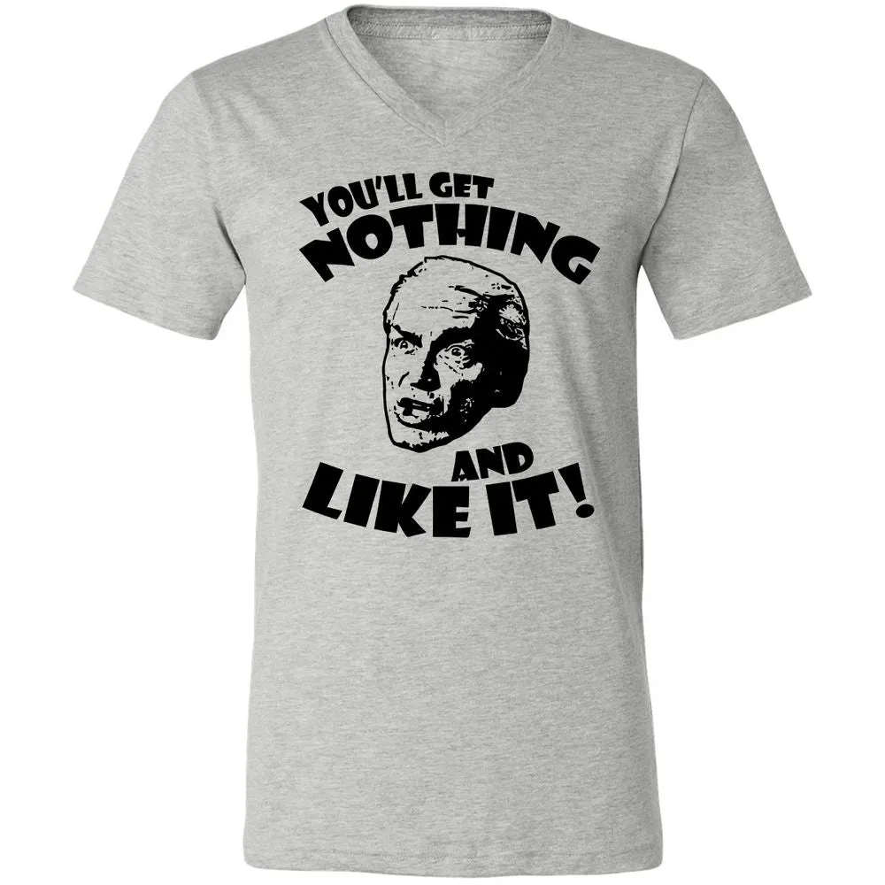 Unisex V-Neck T-Shirt - 57Z5AX6J - Athletic Heather - 7